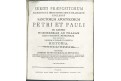 Dittrich : Praepositorum Wischehrad, Praha 1802