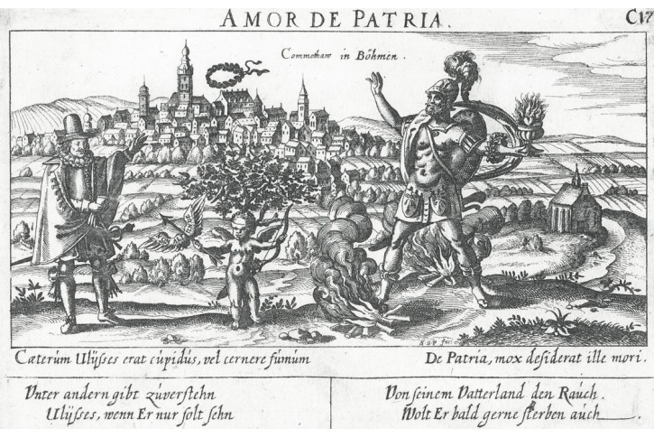 Chomutov, Bodenehr, mědiryt, (1700)