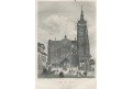Praha Sv. Vít, Morstadt, oceloryt 1846