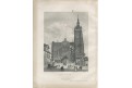 Praha Sv. Vít, Morstadt, oceloryt 1846