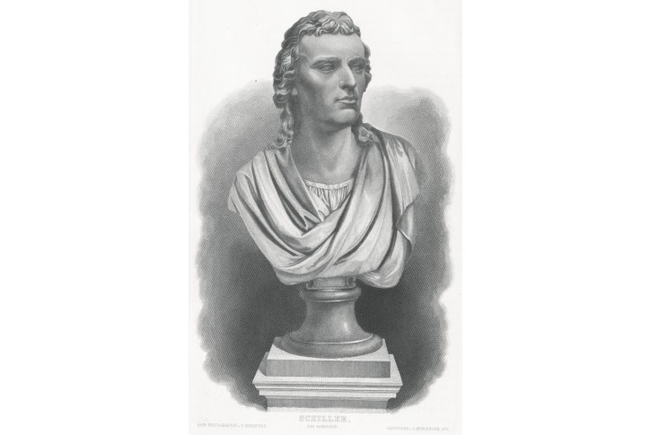 Schiller von  Dannecker, oceloryt, 1886
