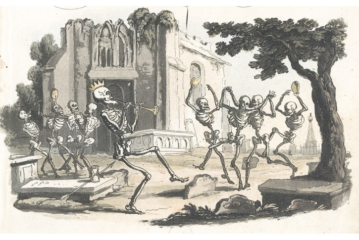 Tanec smrti, akvatinta, 1815