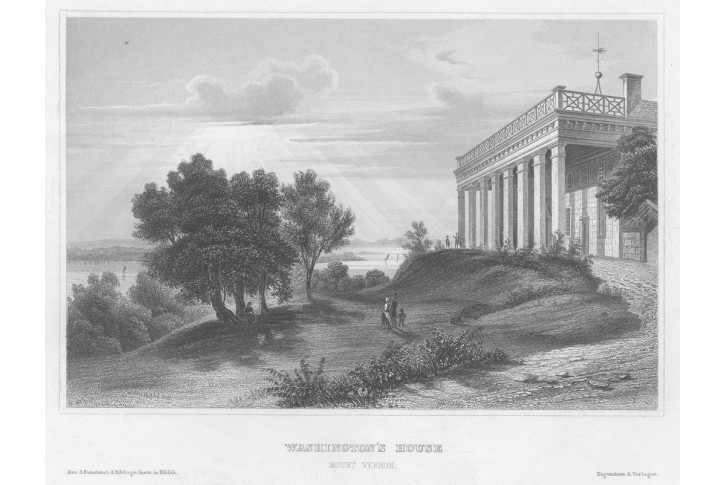 Vernon Mount Washington, Meyer, oceloryt, 1850