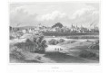 Brno celkový pohled , Lange, oceloryt, 1842