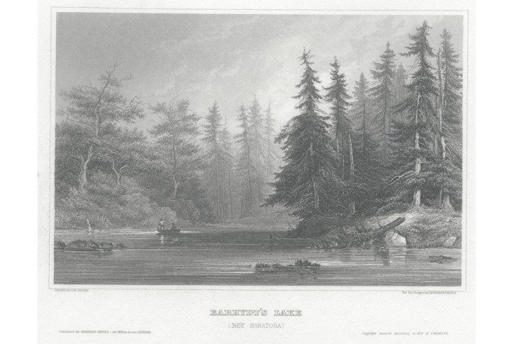 Barhydts Lake., Meyer, oceloryt, 1850