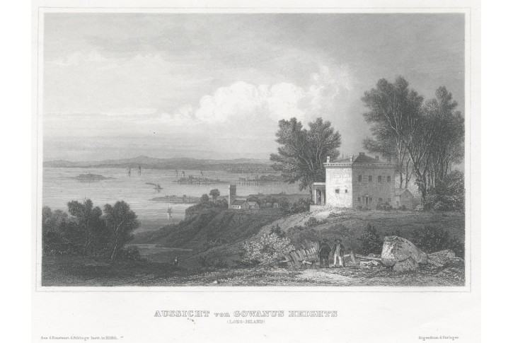 Gowanus Heights, Meyer, oceloryt, 1850