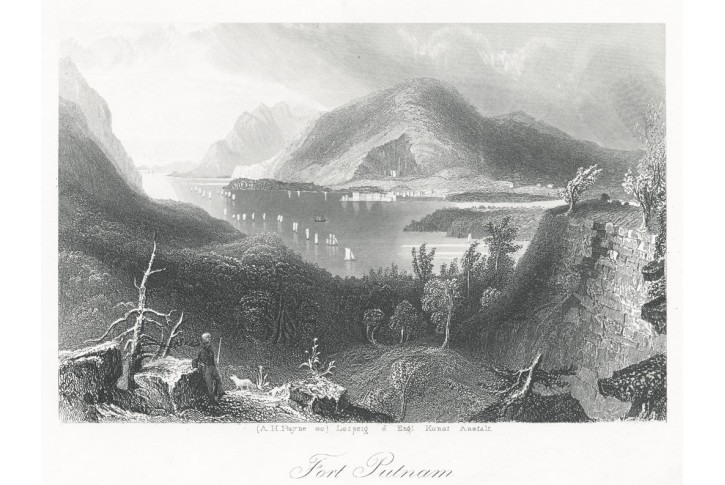 Fort Putnam, Payne, oceloryt 1860