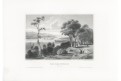 Hudson Hydepark , Meyer, oceloryt, 1850