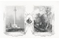 Washington hrob a pomník, Payne, oceloryt 1860