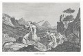 Albánci, Strahlheim, oceloryt, 1834