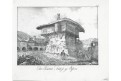 Orsova Rumunsko, litografie, (1840)