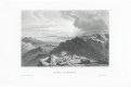 Mount Jefferson, Meyer, oceloryt, (1850)