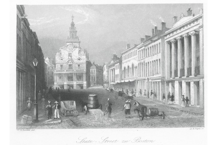Boston, Payne, oceloryt 1860