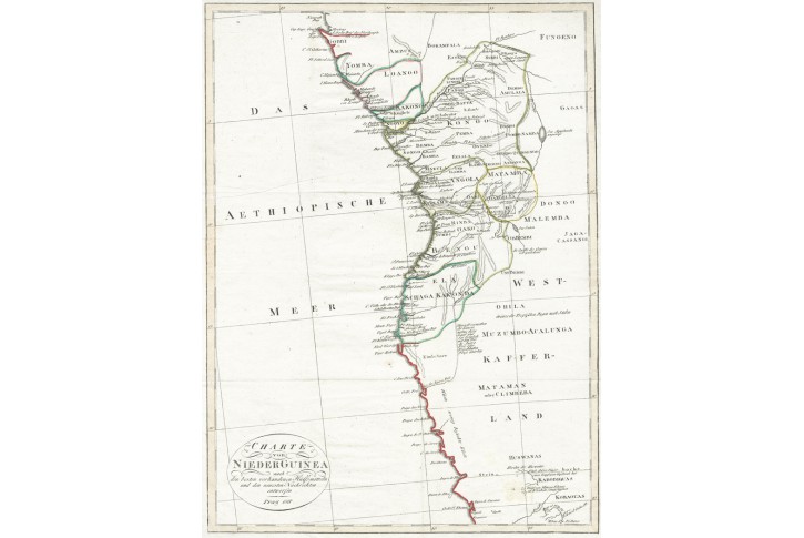 Niederguinea, André, mědiryt, 1820