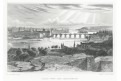 Praha od severu, Lange, oceloryt, 1841