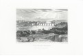 Praha od severu, Lange, oceloryt, 1841