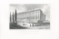 Praha Černínský palác, Lange, oceloryt, 1841
