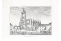 Praha, Chrám sv. Víta, Schimmer, oceloryt, (1850)