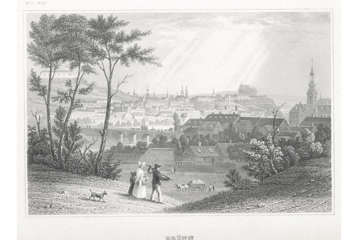 Brno, Meyer, oceloryt, 1850