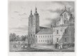 Teplá klášter, Mikovec, oceloryt 1860