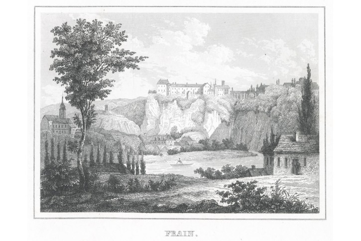 Vranov nad Dyjí, Kl.Universum, oceloryt, (1840)