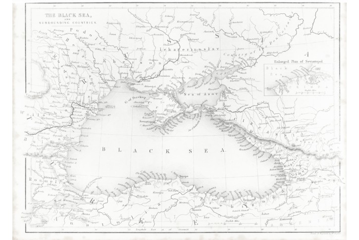 Black Sea, Virtue, oceloryt, (1830)