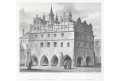 Litoměřice , Mikovec, oceloryt 1860