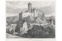 Okoř , Mikovec, oceloryt 1860