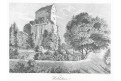 Vildštejn - Skalná, Heber, litografie, 1849