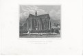 Brno kostel Augustinianů, Lange, oceloryt, 1842