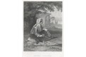 Albánská žena, Lloyd,, oceloryt, (1860)
