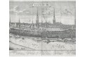 Hamburg, Probst,  mědiryt , 1730