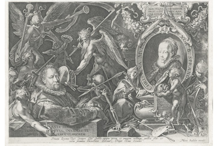  Sadeler - Spranger, mědiryt 1600