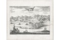 Jijel Alžírsko, Olfert, mědiryt, 1686