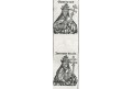 Sabac/ Szabasc - papežové, Schedel, dřevořez 1493