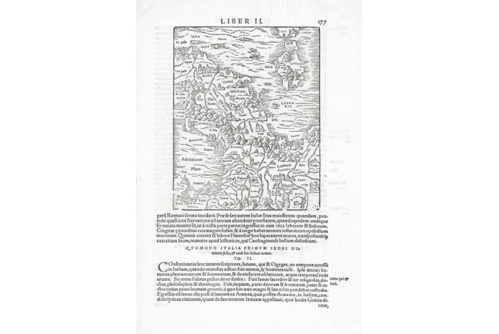 Italie sever, Münster S., dřevořez, 1572