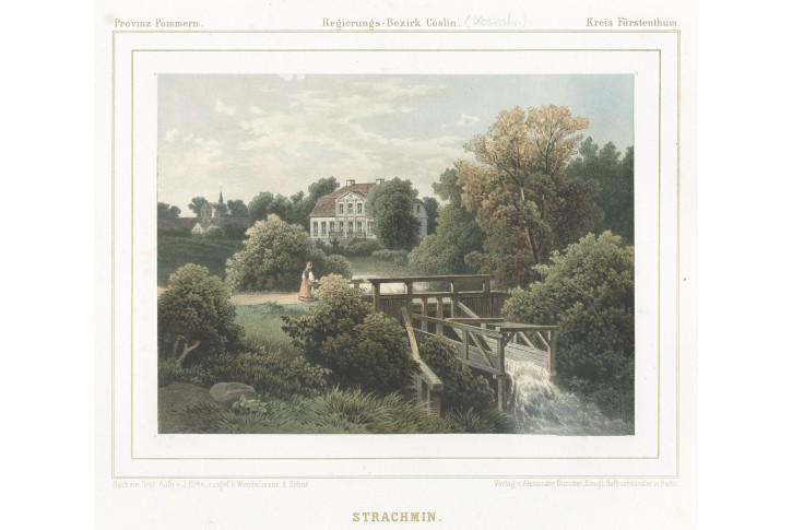 STRACHMIN (Strippow), Duncker, litografie, 1862