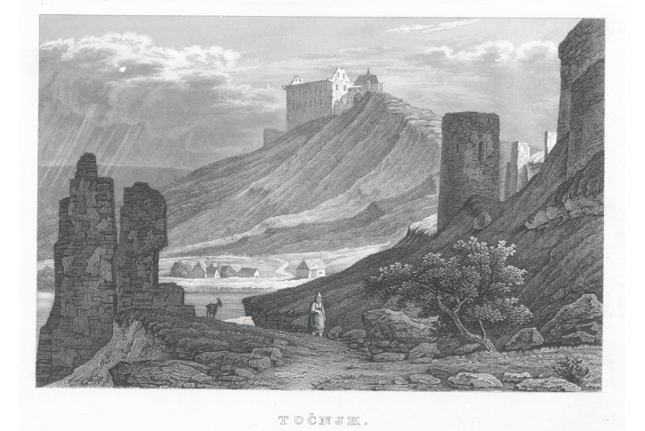 Točník, Gerle, oceloryt, 1842
