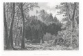 Valdštejn, Weidman, oceloryt, 1840