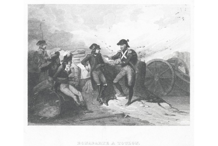 Napoleon u Toulon, oceloryt, (1850)