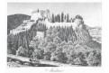 Dívčí Kámen, Heber, litografie, 1845
