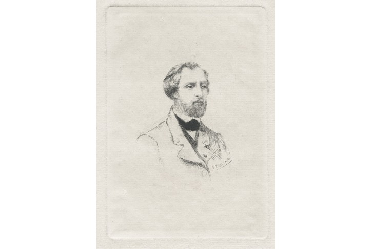 Alfred de Musset, lept, 1884