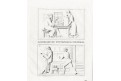 Guttenberg pomník, Medau, litografie, 1838