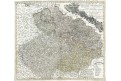 Homann Erben : Regni Bohemiae, kol. mědiryt, 1747