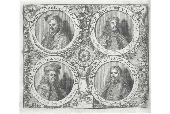 Uhersko spiklenci, mědiryt, (1680)