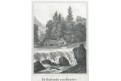 Karpaty mlýn, litografie, (1840)