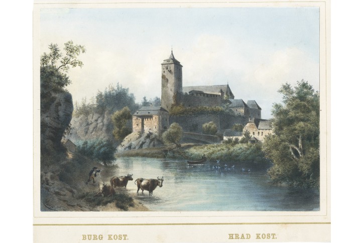 Kost, Haun, kolor. litografie, 1860