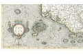 Mercator - Hondius, Toskana, kolor. mědiryt, 1623