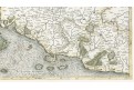 Mercator - Hondius, Toskana, kolor. mědiryt, 1623