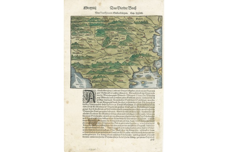 Siebenburgen, Münster S., dřevořez, 1590